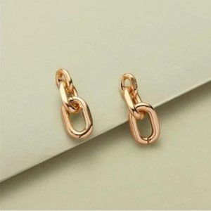 Gold Chain Drop Earrings